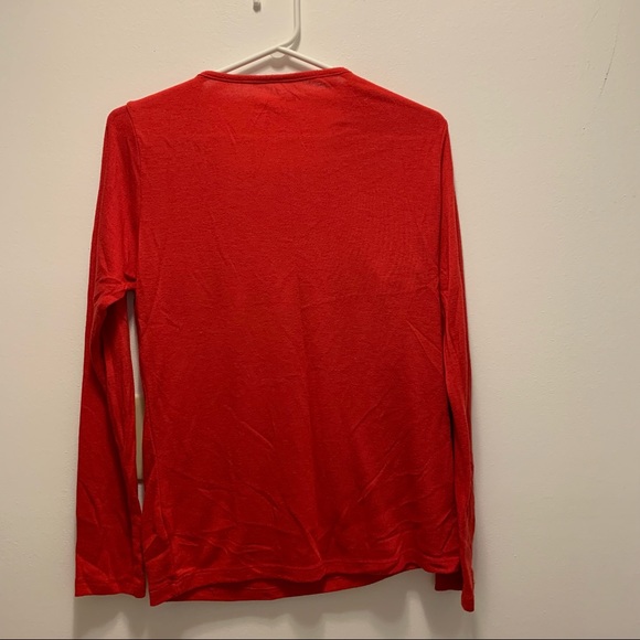 FREE with purchase of $20 or more: Red Long Sleeve Shirt Size Large - Picture 3 of 3